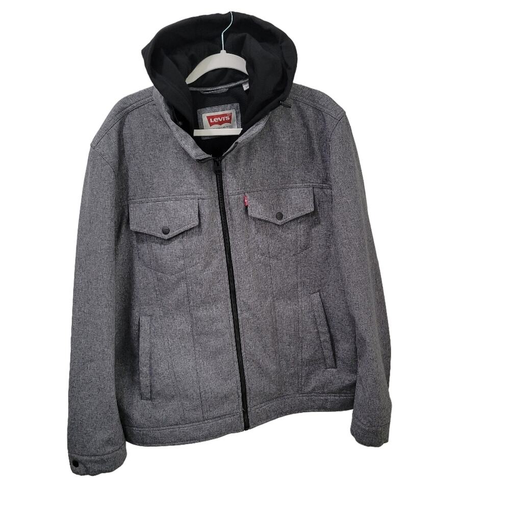 Levi's Hooded Water Resistant Trucker Jacket Size XXL